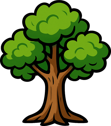 Ağac.
In-Game asset.  2d.  High contrast.  No shadows