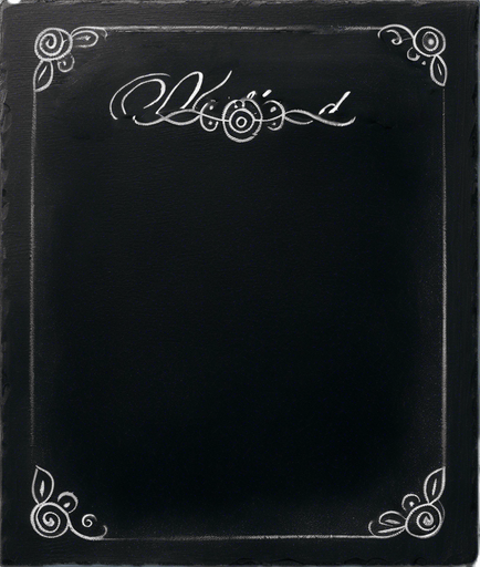 Text "NOVICE BLEND" in chalk, handwritten