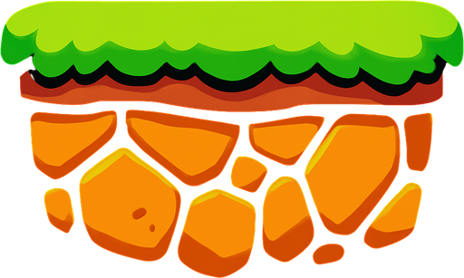 Platform.
In-Game asset.  2d.  High contrast.  No shadows