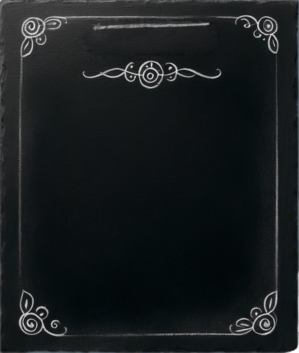 "RULES" handwritten in chalk