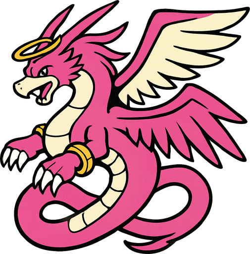 magnadramon.
In-Game asset.  2d.  High contrast.  No shadows