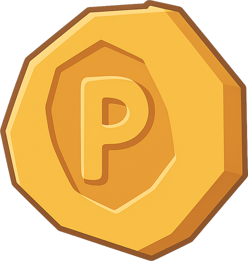 Madeni Para. No background. Transparent background. Blank background. No shadows. 2d. In-Game asset. flat