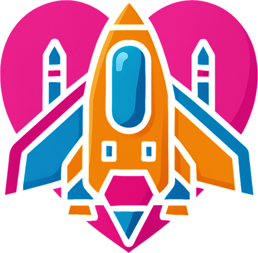 Rodeado de un corazón rosa