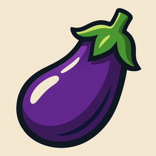 Obergine.
In-Game asset.  2d.  High contrast.  No shadows