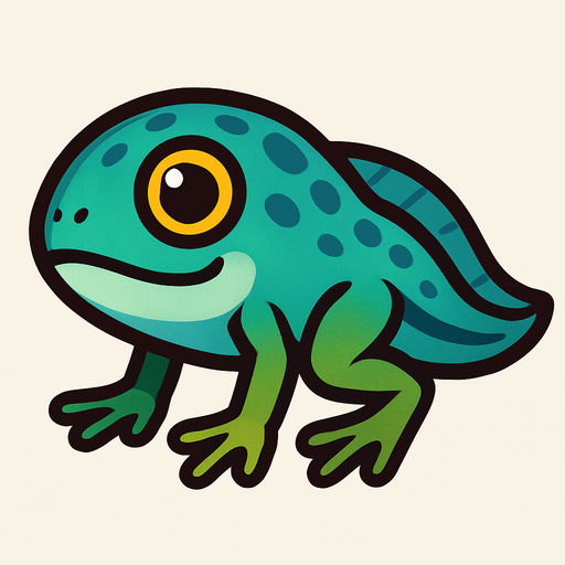 Arka Bacaklı İribaş.
In-Game asset.  2d.  High contrast.  No shadows