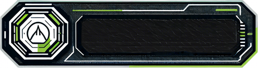 A black rectangle