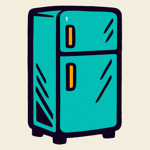 Frigo.
In-Game asset.  2d.  High contrast.  No shadows