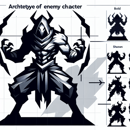 enemy.
Single Game Texture.  In-Game asset.  2d.  Blank background.  High contrast.  No shadows