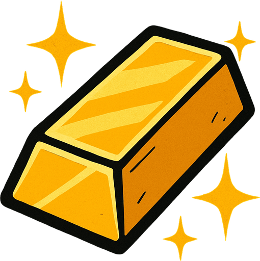 Oro.
In-Game asset.  2d.  High contrast.  No shadows