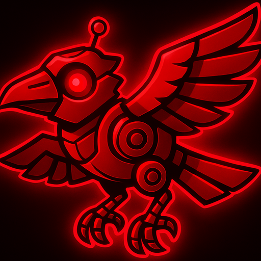 Con ojos rojos y aura roja