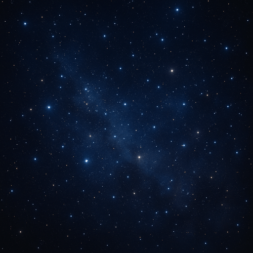 Dark space background with stars