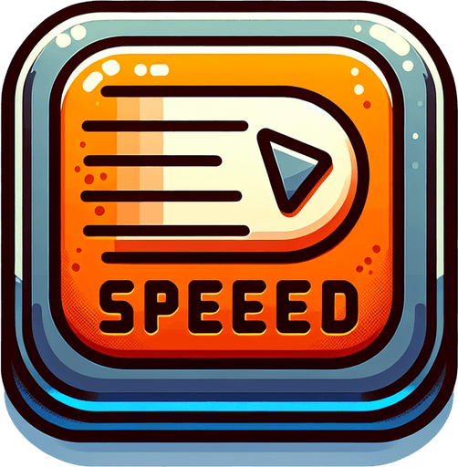 speed button, 2d, cartoon, blank background.
Single Game Texture.  In-Game asset.  2d.  Blank background.  High contrast.  No shadows
