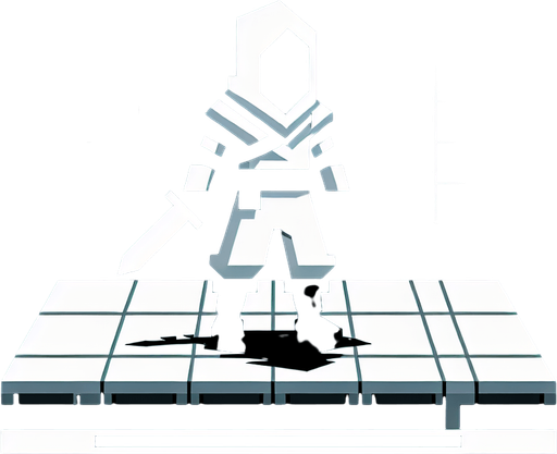 White enemy.
Single Game Texture. In-Game asset. 2d. Blank background. High contrast. No shadows.