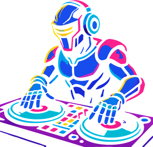 DJ evolucionado.
In-Game asset.  2d.  High contrast.  No shadows