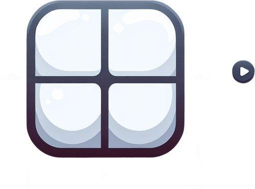 Rounded white square.
Single Game Texture. In-Game asset. 2d. Blank background. High contrast. No shadows.