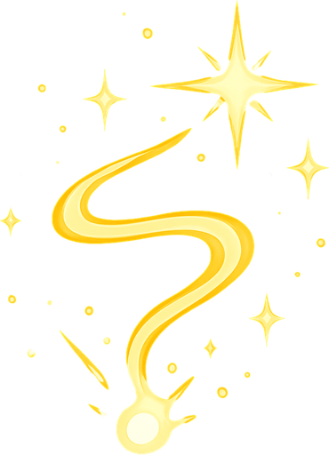 ışıklı büyü ışıltısı.
In-Game asset.  2d.  High contrast.  No shadows