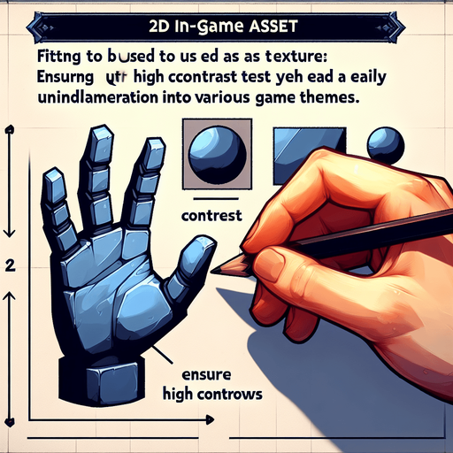 hand.
Single Game Texture. In-Game asset. 2d. Blank background. High contrast. No shadows.