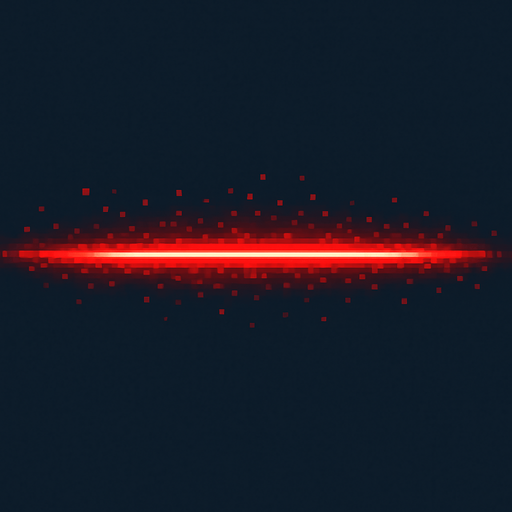 Pixel art high quality red laser beam 2d.
In-Game asset.  2d.  High contrast.  No shadows