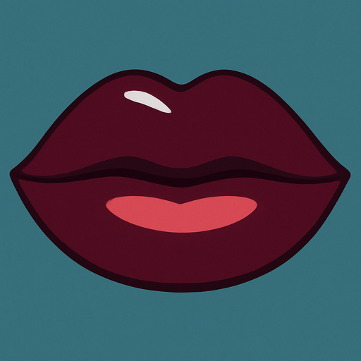 This mouth closed with lips