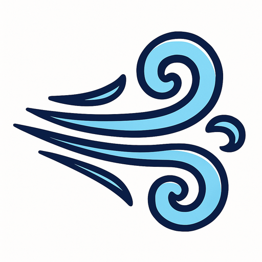 wind.
In-Game asset.  2d.  High contrast.  No shadows