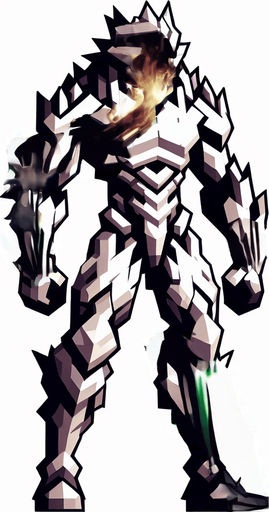 Make his body look destroyed, also make it cover with some green liquid