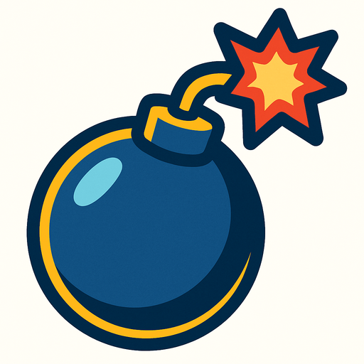 Bomba.
In-Game asset.  2d.  High contrast.  No shadows