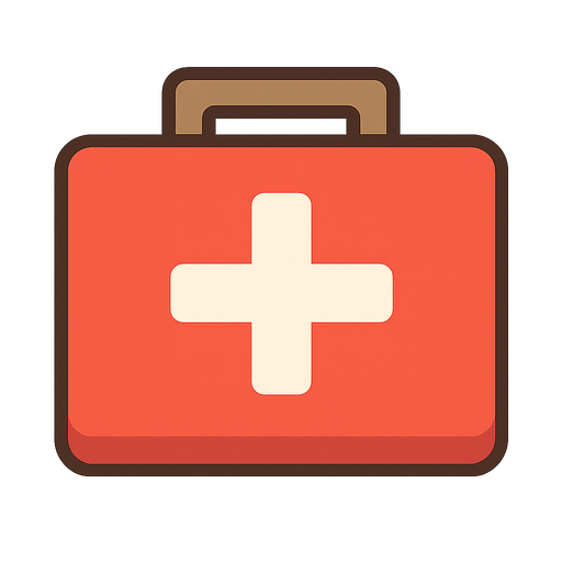 health pack. No background. Transparent background. Blank background. No shadows. 2d. In-Game asset. flat