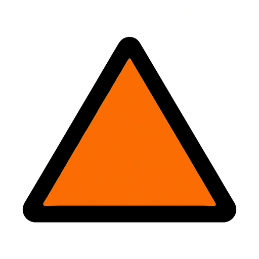 triangulo.
In-Game asset.  2d.  High contrast.  No shadows
