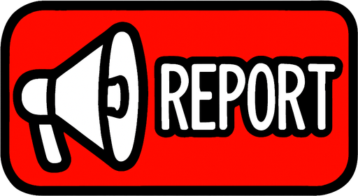 reportbutton among us.
In-Game asset.  2d.  High contrast.  No shadows