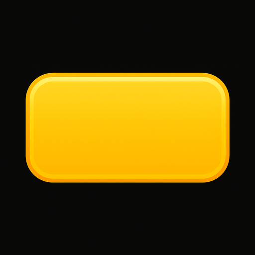 Casino oyunum için buton olarak kullanmalık dikdörtgen (köşeleri yumuşatılmış, edge). Yazısız..
In-Game asset.  2d.  High contrast.  No shadows