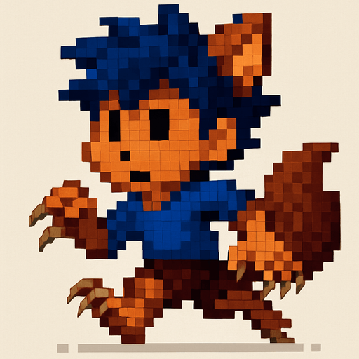 Corriendo , pixelart