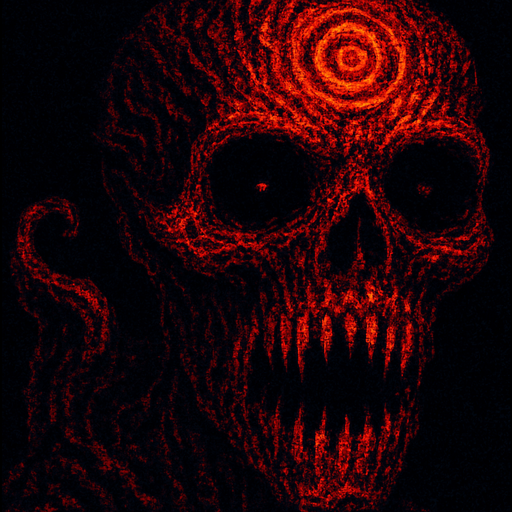 horror uncanny scary pixelated