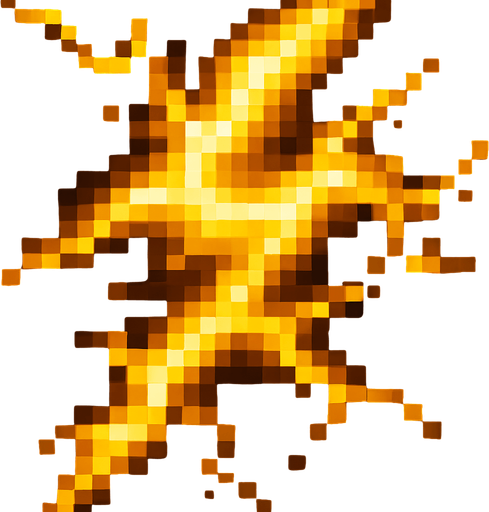 Hazme el rayo de color amarillo