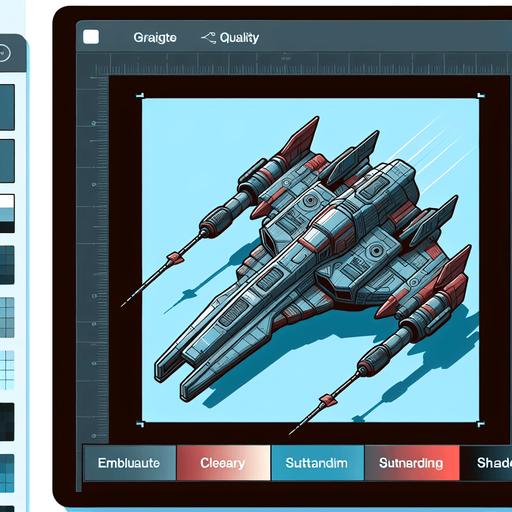 give me a good and high quality 2d spaceship.
Single Game Texture.  In-Game asset.  2d.  Blank background.  High contrast.  No shadows