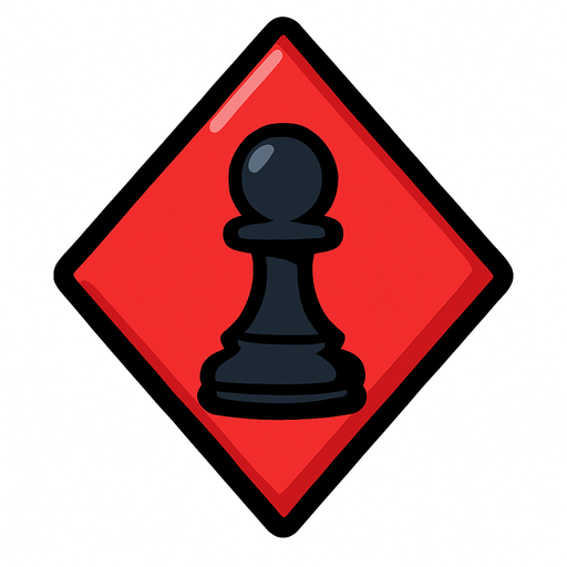 Just the diamond from this picture with the icon of a gambit in the center of it.