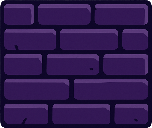 dark purple wall.
In-Game asset.  2d.  High contrast.  No shadows
