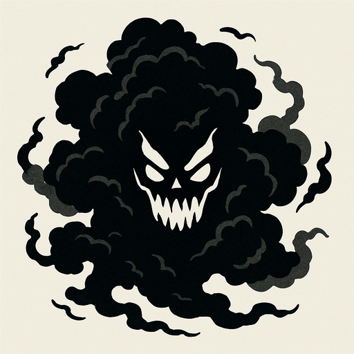Niebla terrorifica.
In-Game asset.  2d.  High contrast.  No shadows