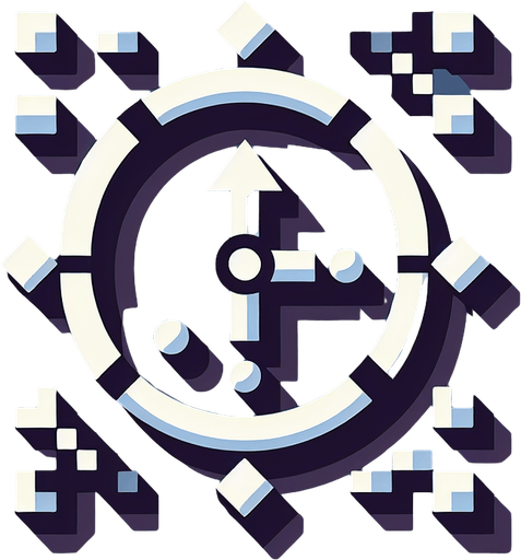 Hour hand. Vector. Simple 
Single Game Texture. In-Game asset. 2d. Blank background. High contrast. No shadows.