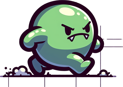 chibi anger bulk frog monster walk.
Single Game Texture.  In-Game asset.  2d.  Blank background.  High contrast.  No shadows