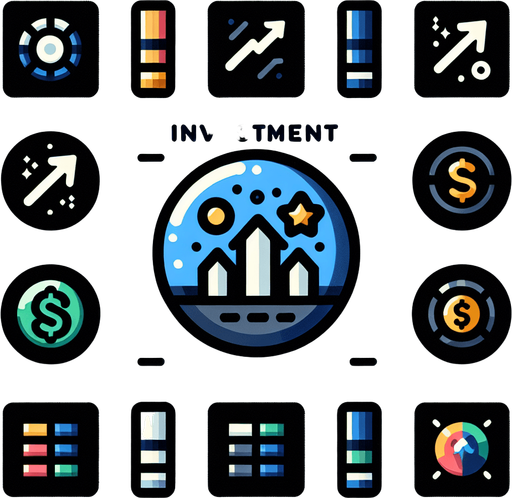 Investment button.
Single Game Texture.  In-Game asset.  2d.  Blank background.  High contrast.  No shadows