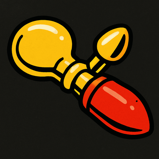 Pump bullet.
In-Game asset.  2d.  High contrast.  No shadows