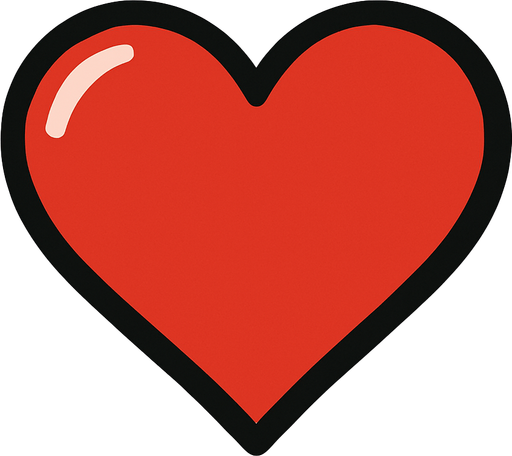 kalp.
In-Game asset.  2d.  High contrast.  No shadows