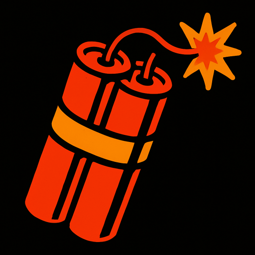 dynamite.
In-Game asset.  2d.  High contrast.  No shadows