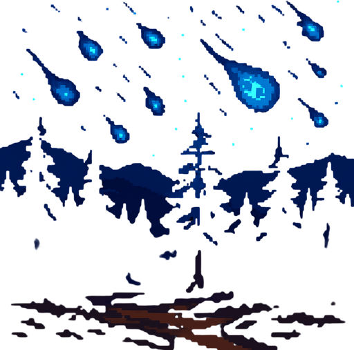 Elimina los cristales y agrega árboles , estilo pixelart