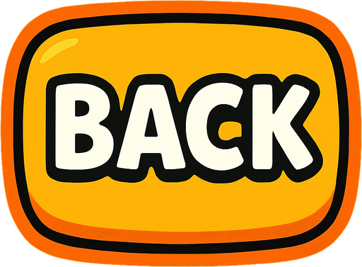 Back button.
In-Game asset.  2d.  High contrast.  No shadows