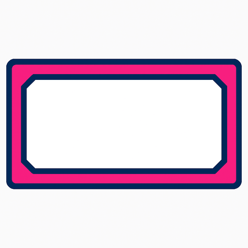 rectangulo para insertar texto ancho 800x200.
In-Game asset.  2d.  High contrast.  No shadows