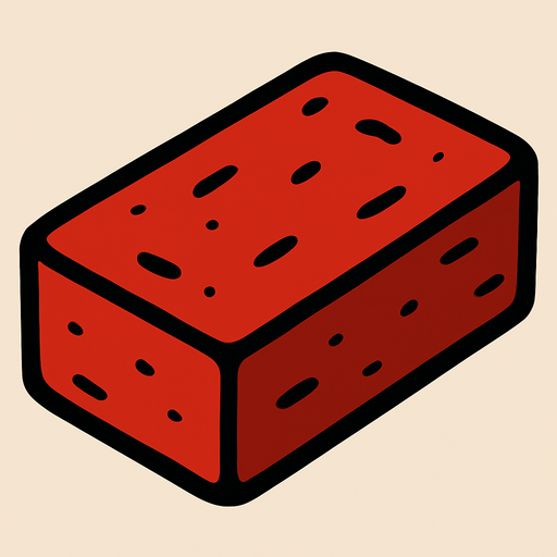 2d brick.
In-Game asset.  2d.  High contrast.  No shadows