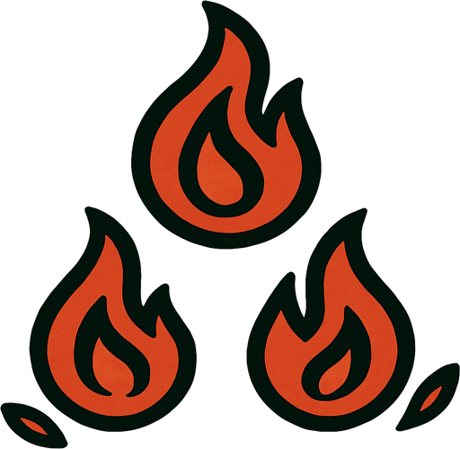 Three small ember