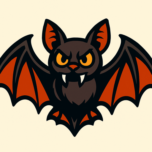 yarasa.
In-Game asset.  2d.  High contrast.  No shadows