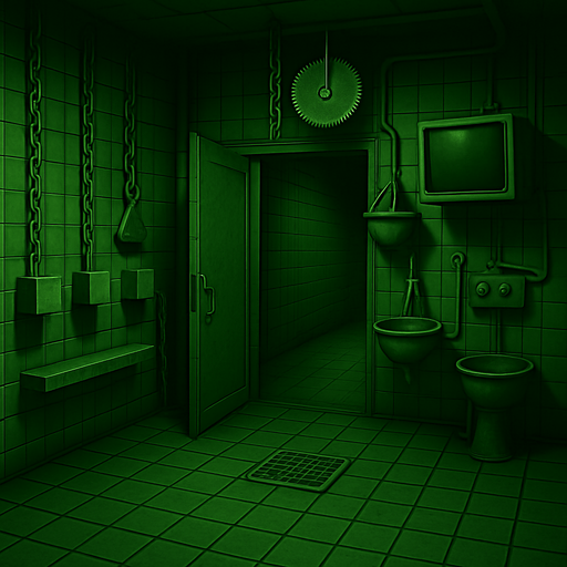 same room but its door open